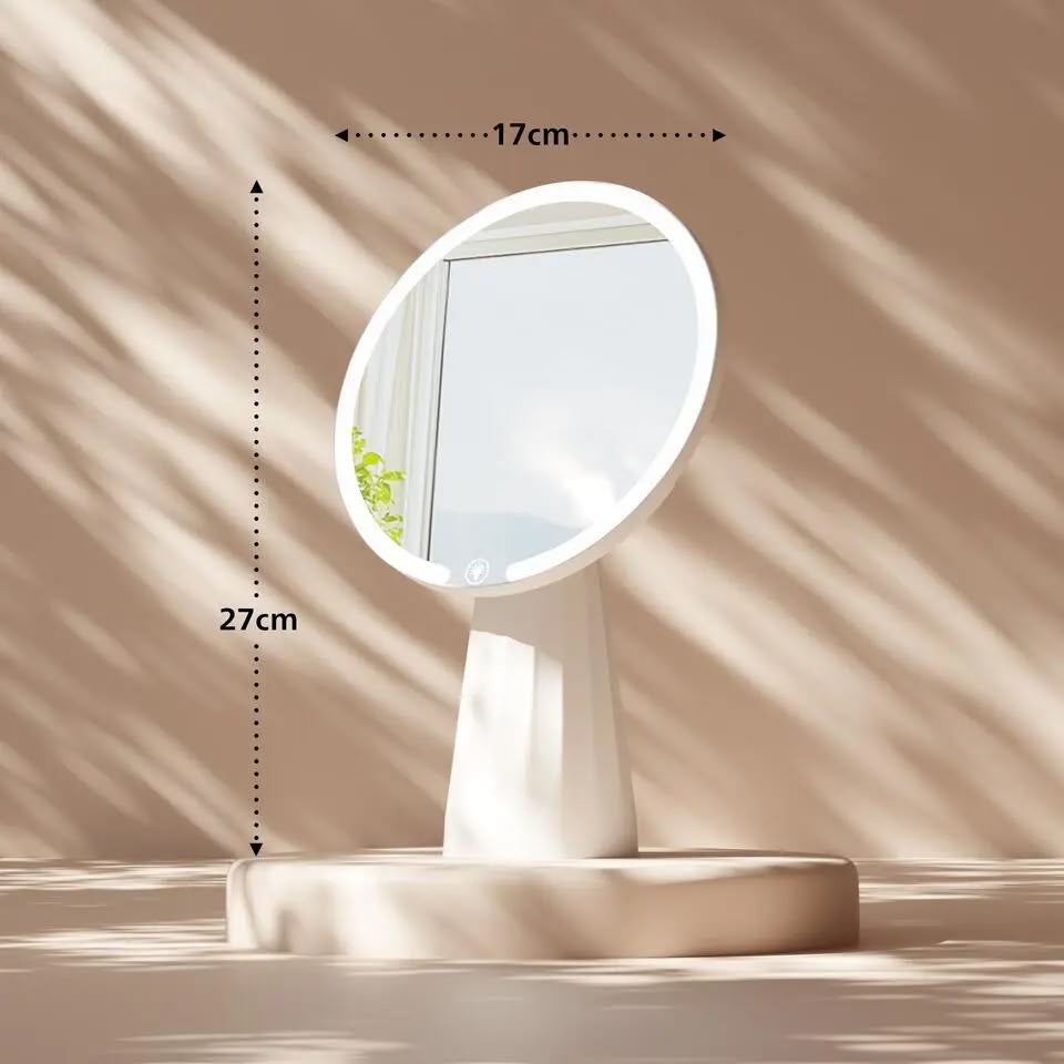 Miroir Maquillage LED Tactile & Rechargeable