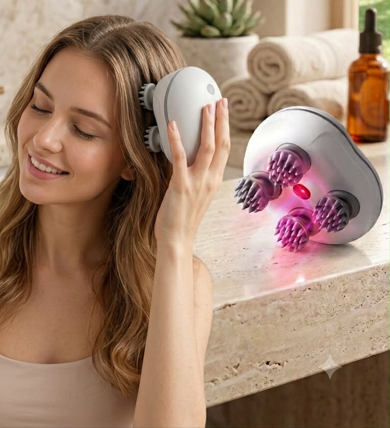 Masseur Électrique du Cuir Chevelu – 3 Vitesses