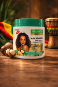 Masque capillaire nourrissant & crème définissante pour boucles (Macadamia Hair Mask & Curl Defining Cream)