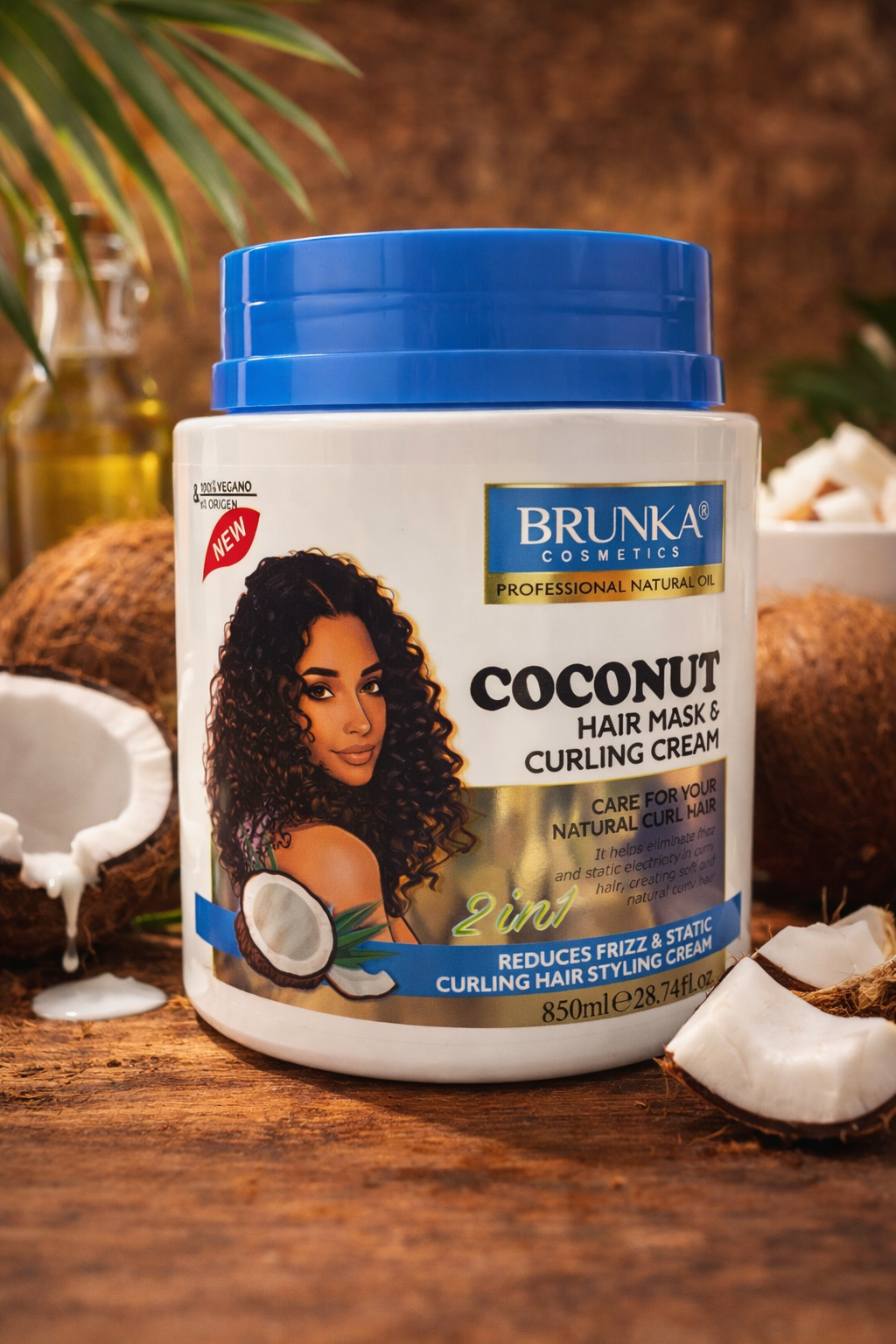 Crème définissante pour les cheveux boucles / Masque capillaire nourrissant (Curl Defining Cream & Hair Mask)