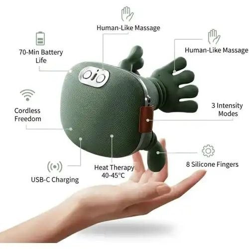 Masseur électrique pour les épaules et le cou – Appareil de massage multifonction avec chaleur.