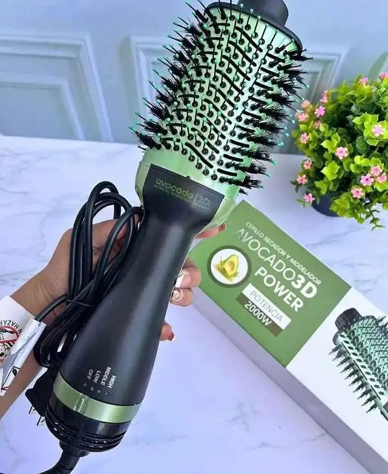 Brosse chauffante électrique (Hot Air Brush / Brosse soufflante 2-en-1)